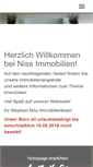 Mobile Screenshot of niss-immobilien.de
