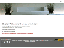 Tablet Screenshot of niss-immobilien.de